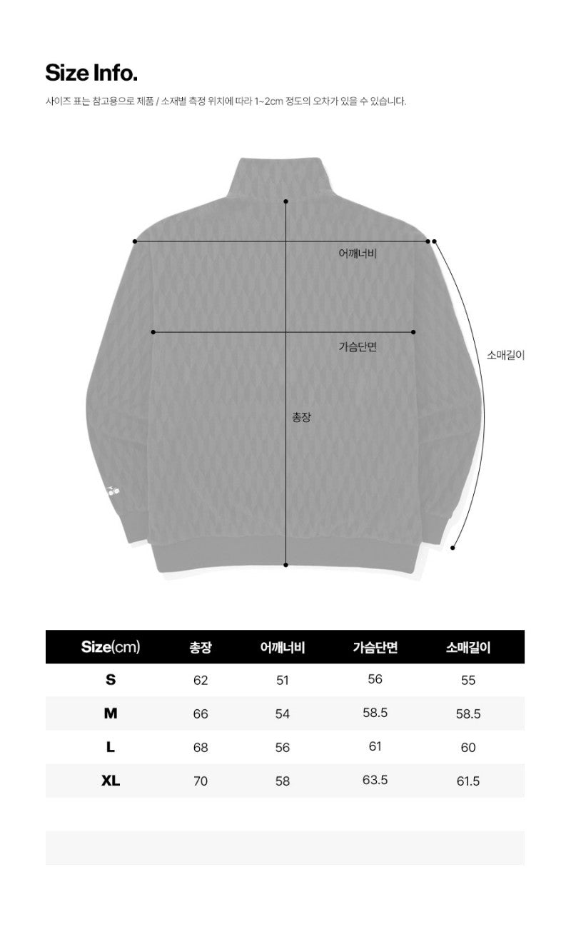 【WE ARE】韓國Diadora半拉鏈領套頭上衣D5323LFS21