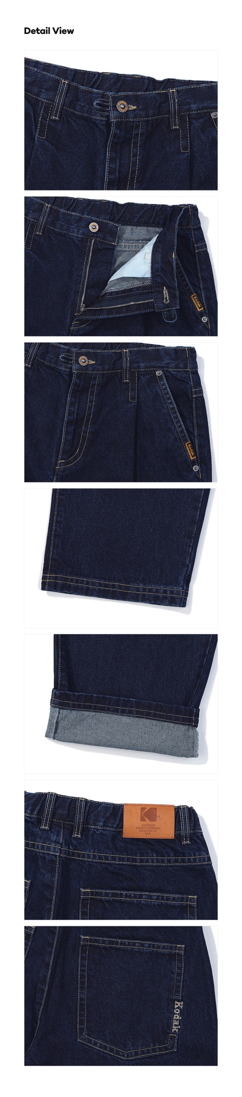 百貨款【WE ARE】韓國KODAK柯達休閒牛仔褲K5323LPT14