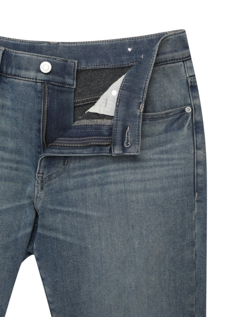 男款【WE ARE】韓國POLHAM加絨保暖錐形牛仔褲PHF4DP1036