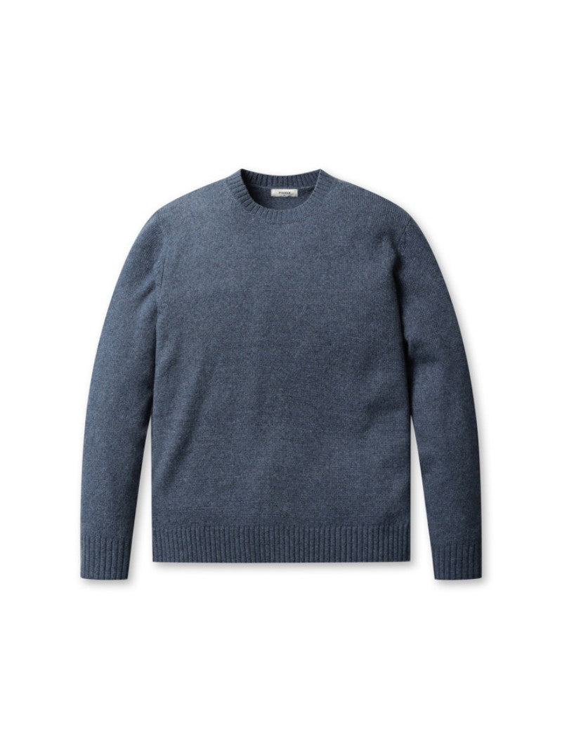 男款【WE ARE】韓國POLHAM羊駝混紡圓領毛衣PHF4ER1030