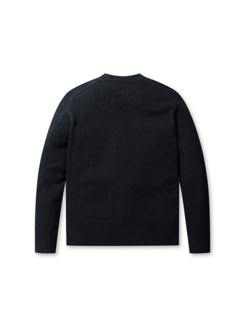 男款【WE ARE】韓國POLHAM羊駝混紡圓領毛衣PHF4ER1030