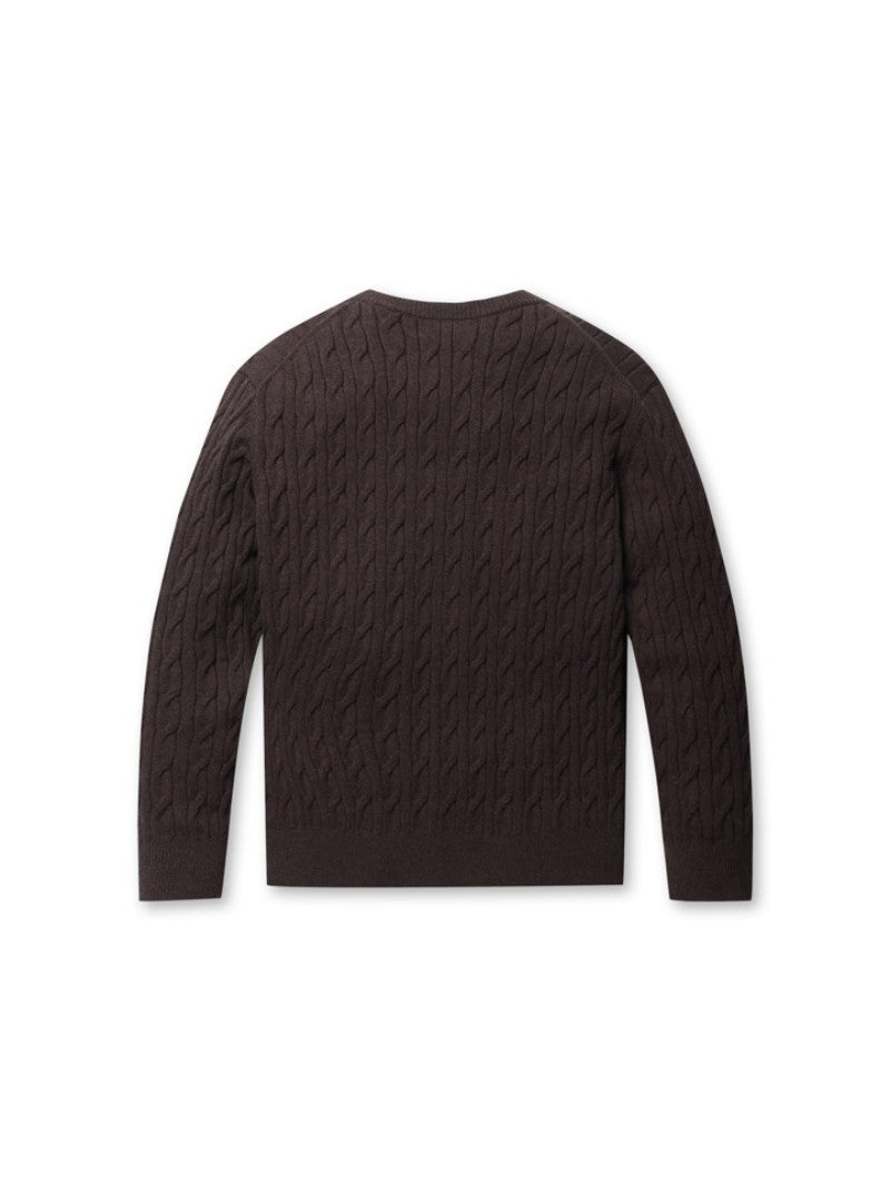 男款【WE ARE】韓國POLHAM羊毛絞花毛衣PHF4ER1470