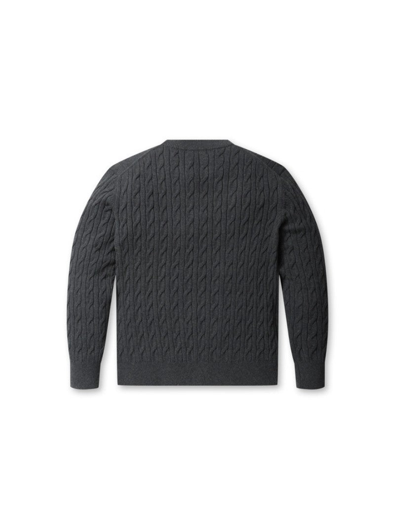 男款【WE ARE】韓國POLHAM羊毛絞花毛衣PHF4ER1470