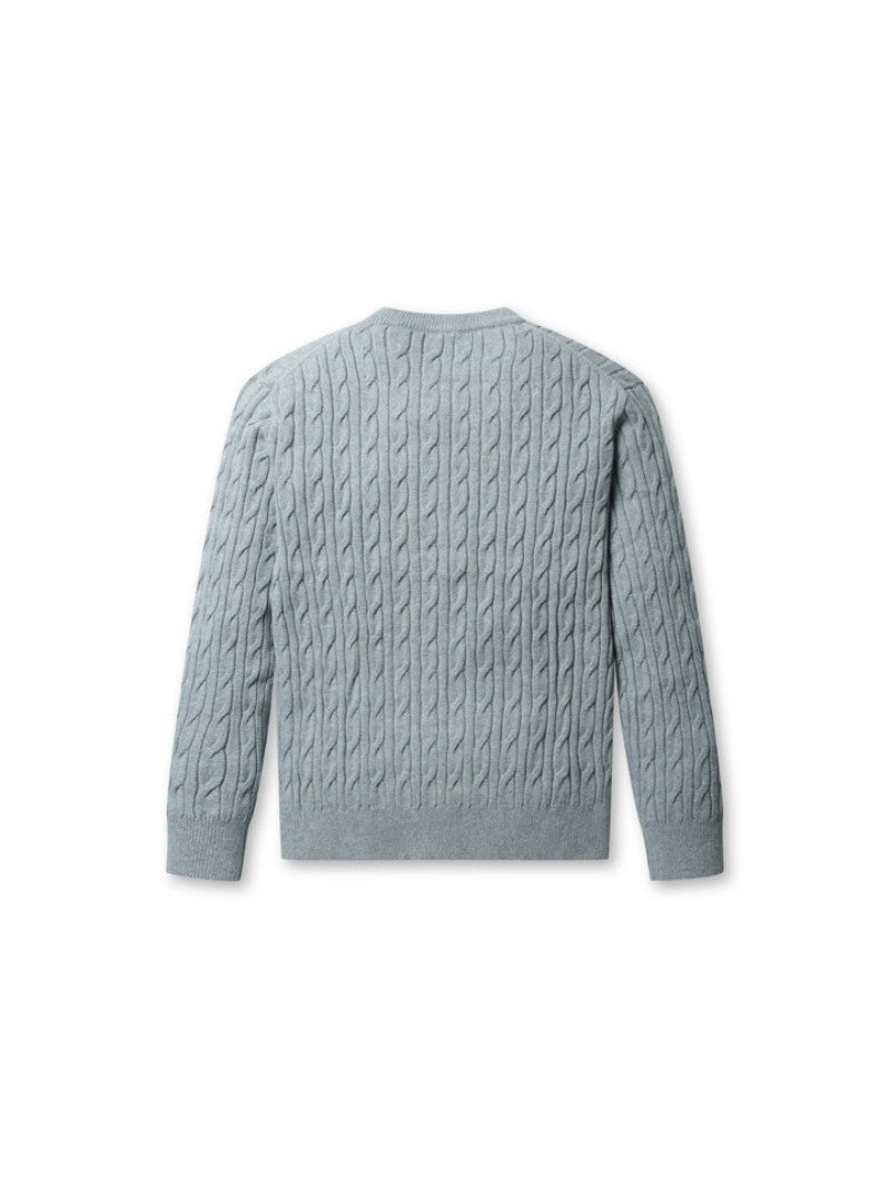 男款【WE ARE】韓國POLHAM羊毛絞花毛衣PHF4ER1470