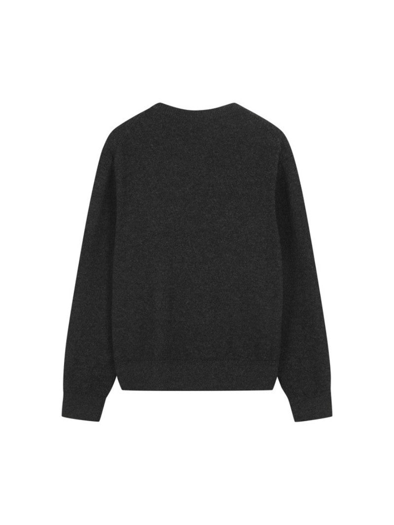 【WE ARE】韓國POLHAM字母圓領毛衣PHF4ER2030