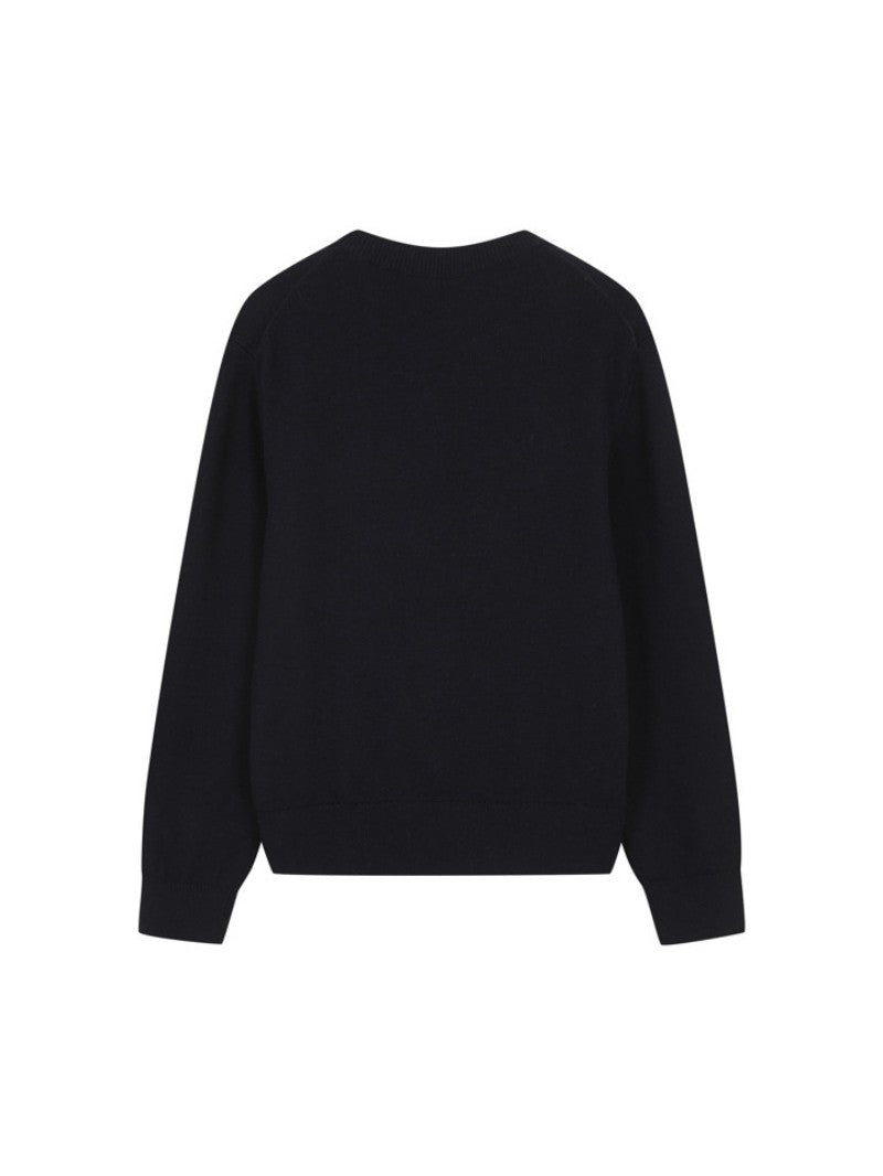 【WE ARE】韓國POLHAM字母圓領毛衣PHF4ER2030