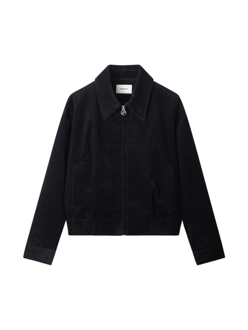 女款【WE ARE】韓國POLHAM燈芯絨拉鏈外套PHF4JJ2032