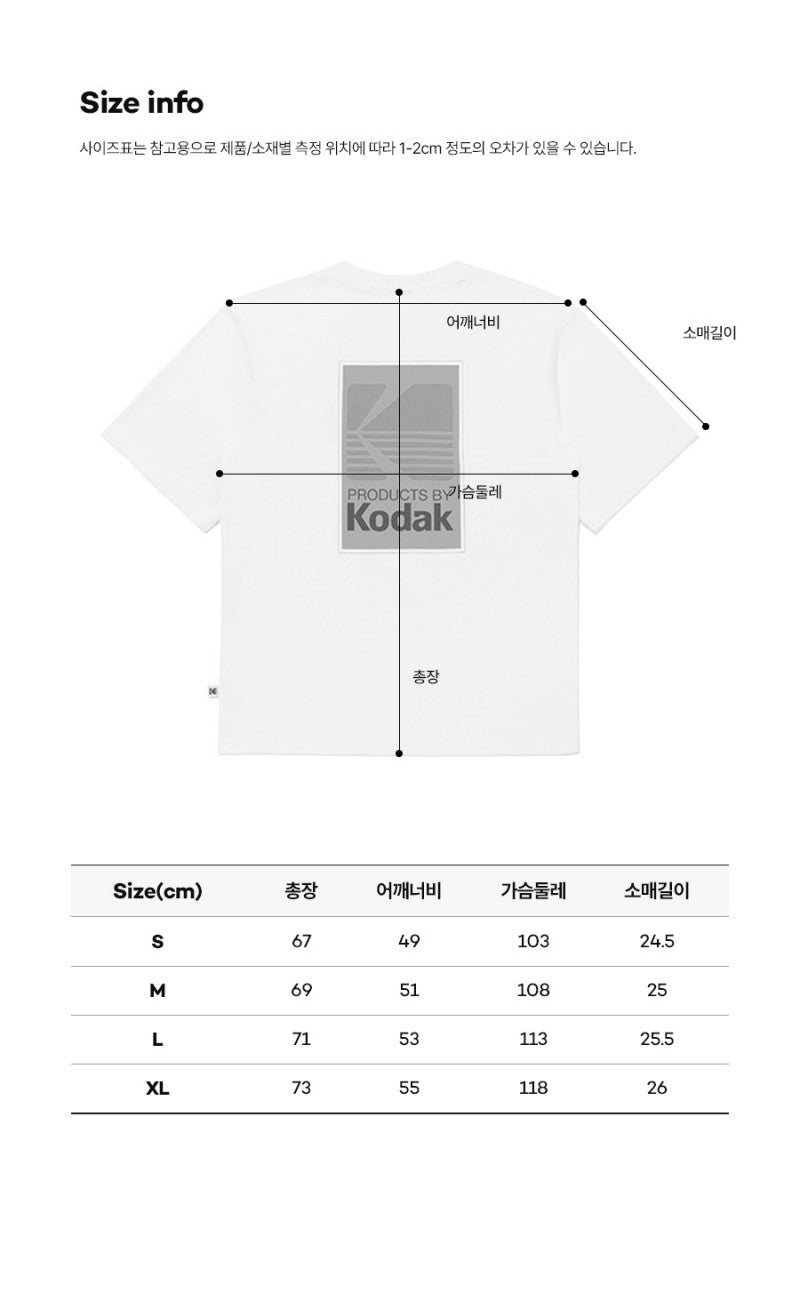 【WE ARE】韓國KODAK柯達休閒短袖T恤K6223LRS65