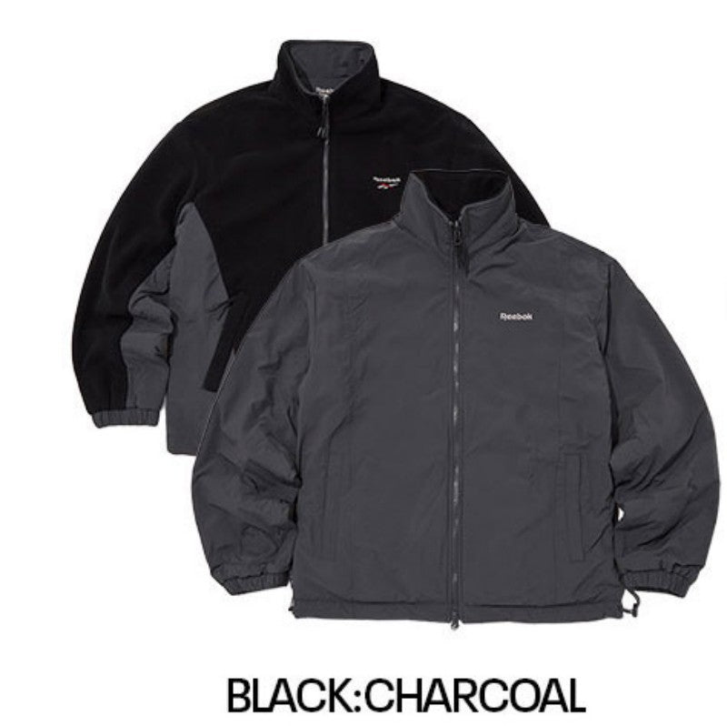 男款【WE ARE】韓國reebok休閒雙面拉鏈外套REJU5FZ40