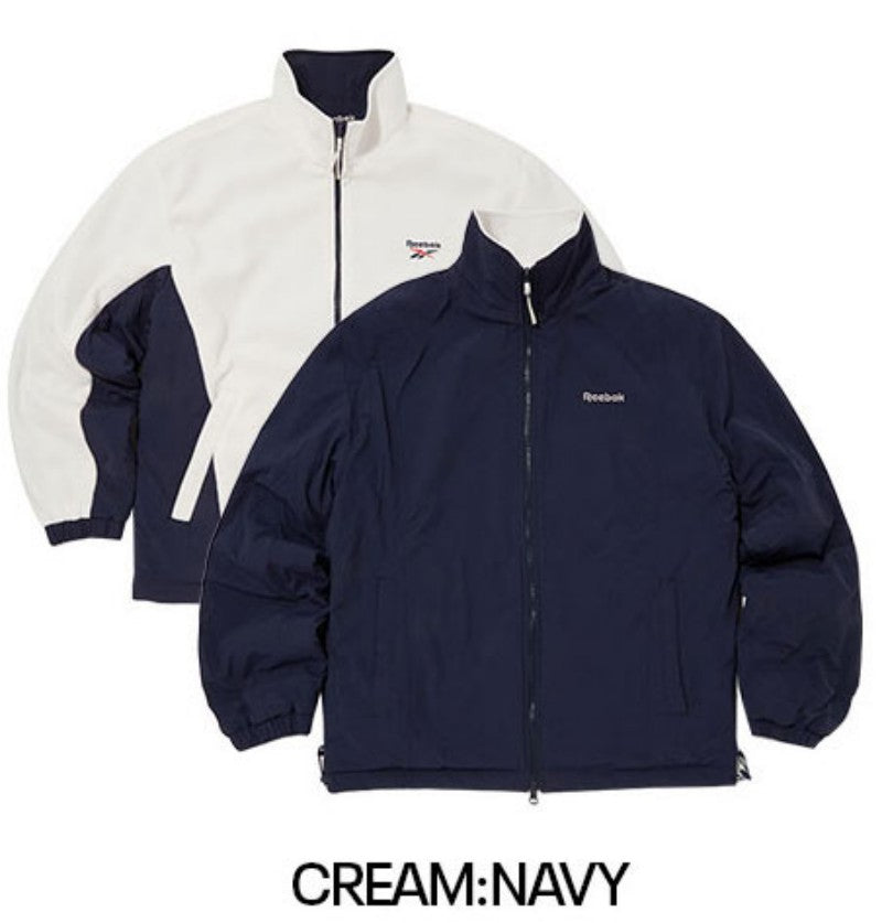 男款【WE ARE】韓國reebok休閒雙面拉鏈外套REJU5FZ40