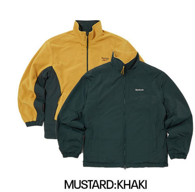 男款【WE ARE】韓國reebok休閒雙面拉鏈外套REJU5FZ40