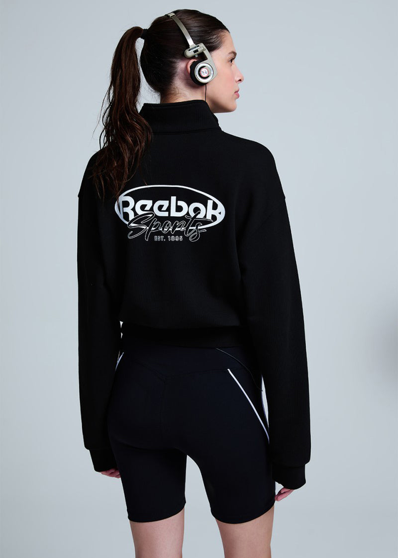 女款【WE ARE】韓國Reebok 短版半拉鏈大學TRETS5EM46