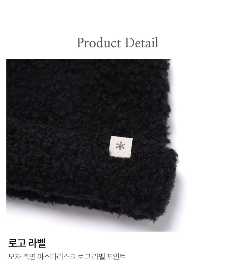 【WE ARE】韓國snow peak雪峰休閒絨毛毛帽S25WUFKC62