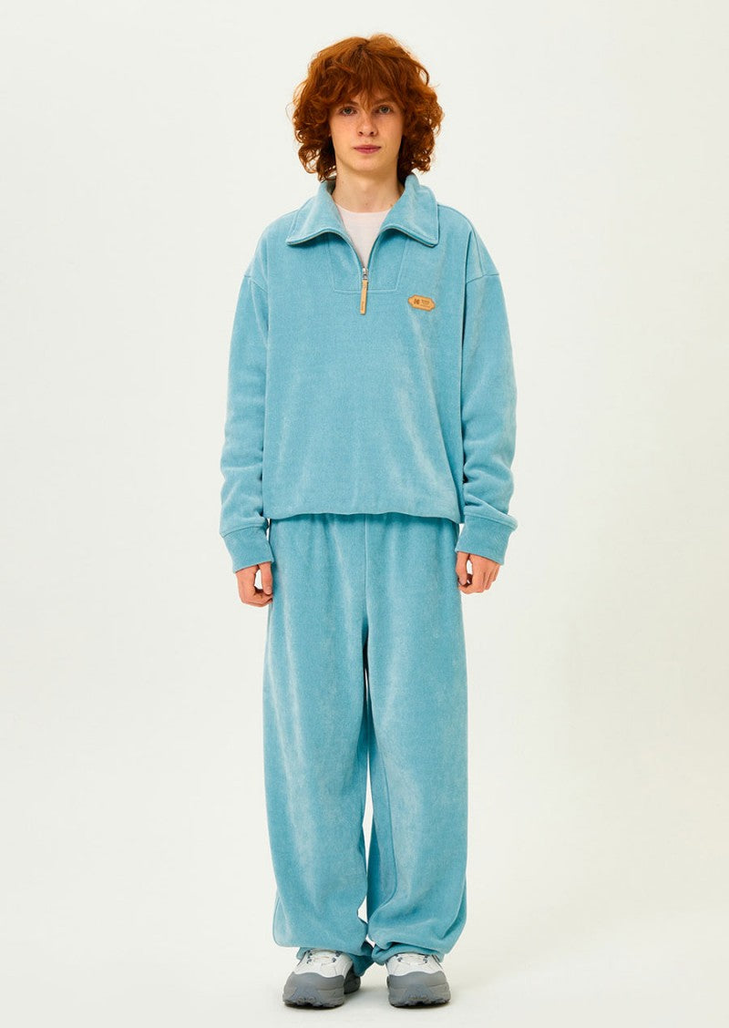 百貨款【WE ARE】韓國KODAK絨面皮革logo半拉鏈上衣K5423LFSF1