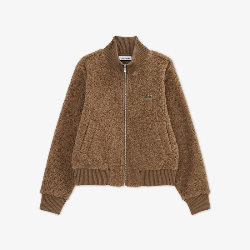 女款【WE ARE】韓國LACOSTE鱷魚糕毛外套SF177E55N