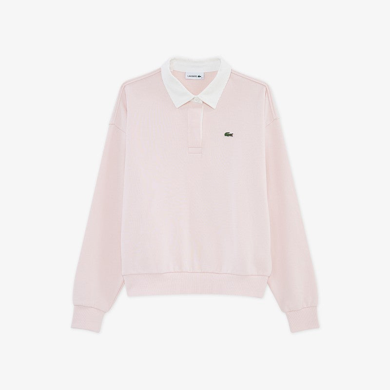 女款【WE ARE】韓國LACOSTE鱷魚翻領大學T衛衣SF240E55N