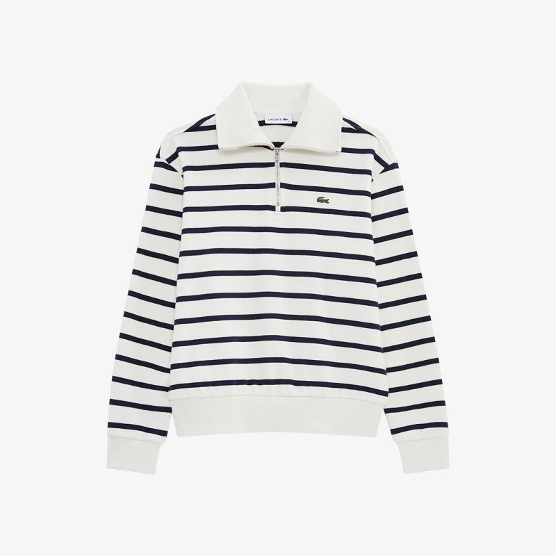 女款【WE ARE】韓國LACOSTE鱷魚半拉鏈領上衣SF286E55N