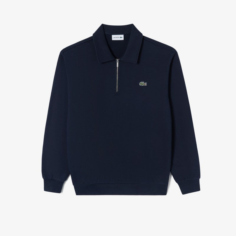 男款【WE ARE】韓國LACOSTE鱷魚半拉鏈領大學T衛衣SH197E55N