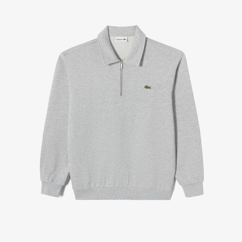 男款【WE ARE】韓國LACOSTE鱷魚半拉鏈領大學T衛衣SH197E55N