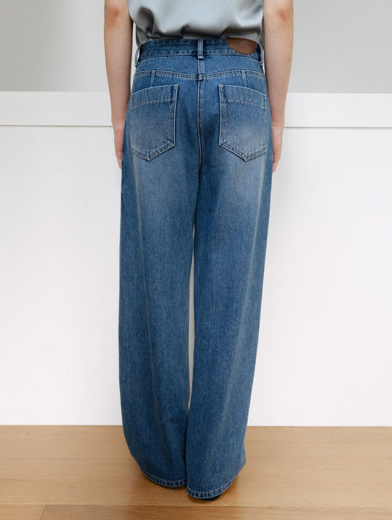 【WE ARE】韓國Loeuvre休閒牛仔褲SJ6SL618R