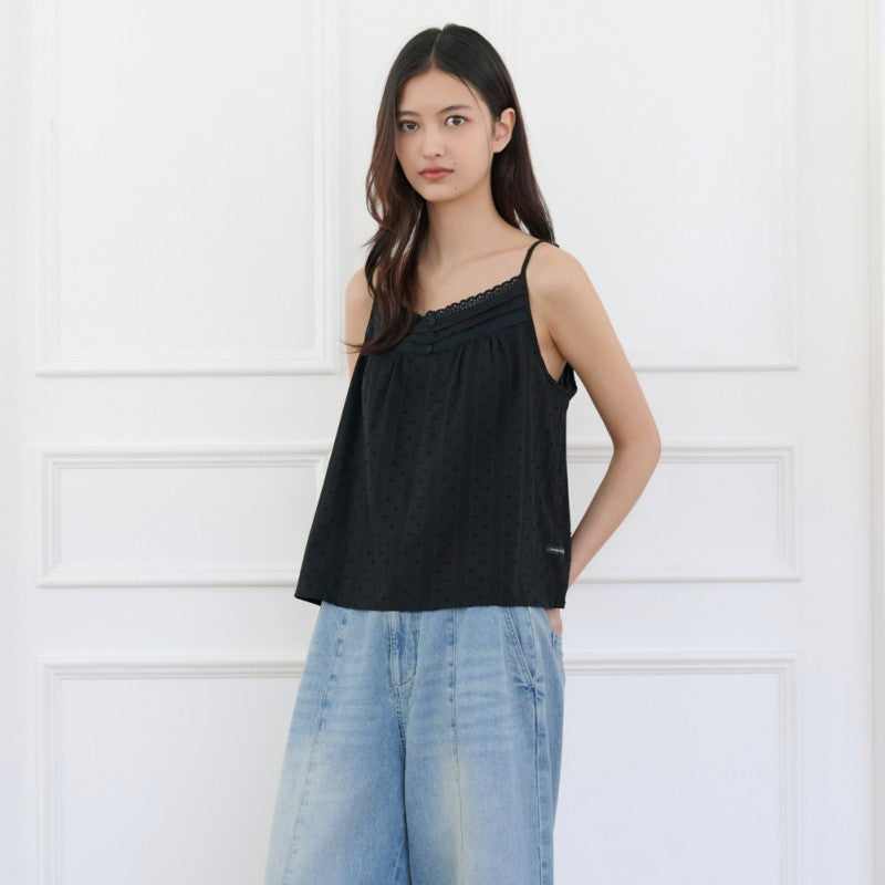 【WE ARE】韓國Thursday Island休閒蕾絲細肩心 T264MBL290W1/T264MBL285W1