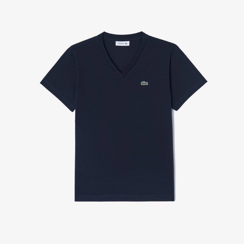 鱷魚折扣款 女款【WE ARE】韓國LACOSTE短袖V領T恤TF833E56G