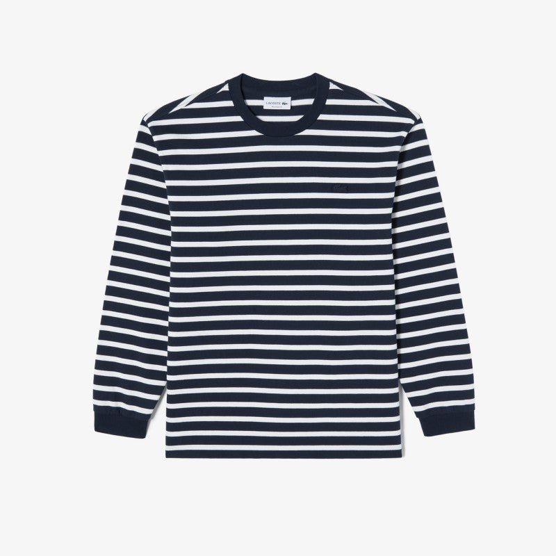 鱷魚折扣款 男款【WE ARE】韓國LACOSTE條紋長袖T恤TH338E56G