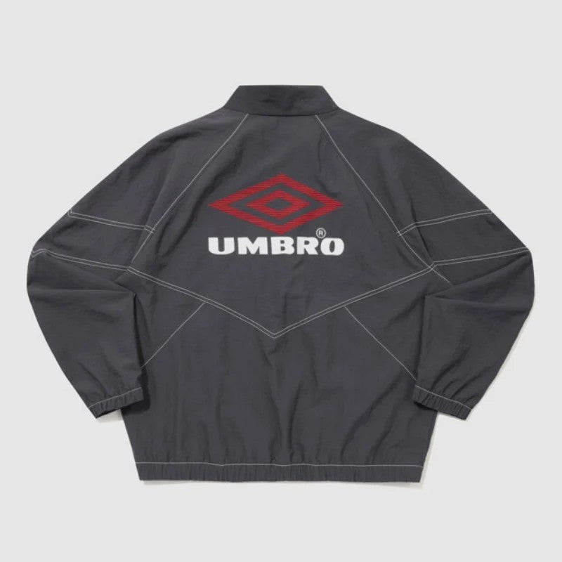 【WE ARE】韓國Umbro立領撞色雙拉鏈風衣外套UR324CJK91
