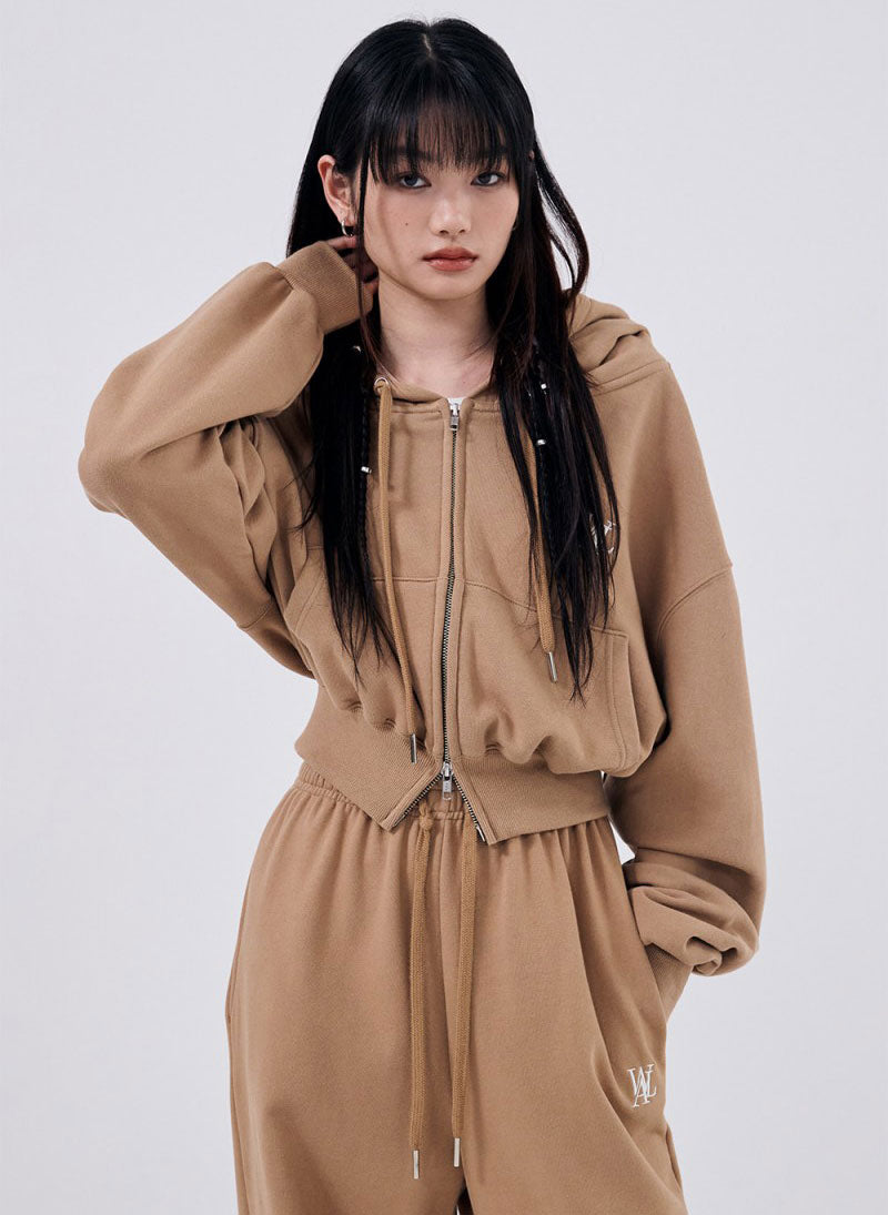 女款【WE ARE】韓國WAL WOOALONG短版連帽外套WL230JHZ01W
