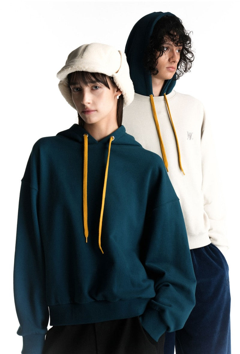 男女同款【WE ARE】韓國WAL WOOALONG連帽大學T衛衣WL243JHD04U