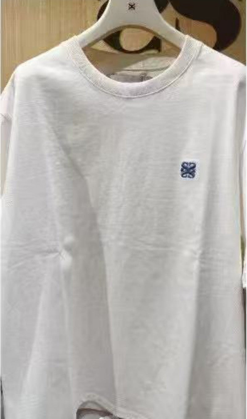 【WE ARE】Korea Satur classic small logo short-sleeved T-shirt SA252WTS06/SA252MTS06