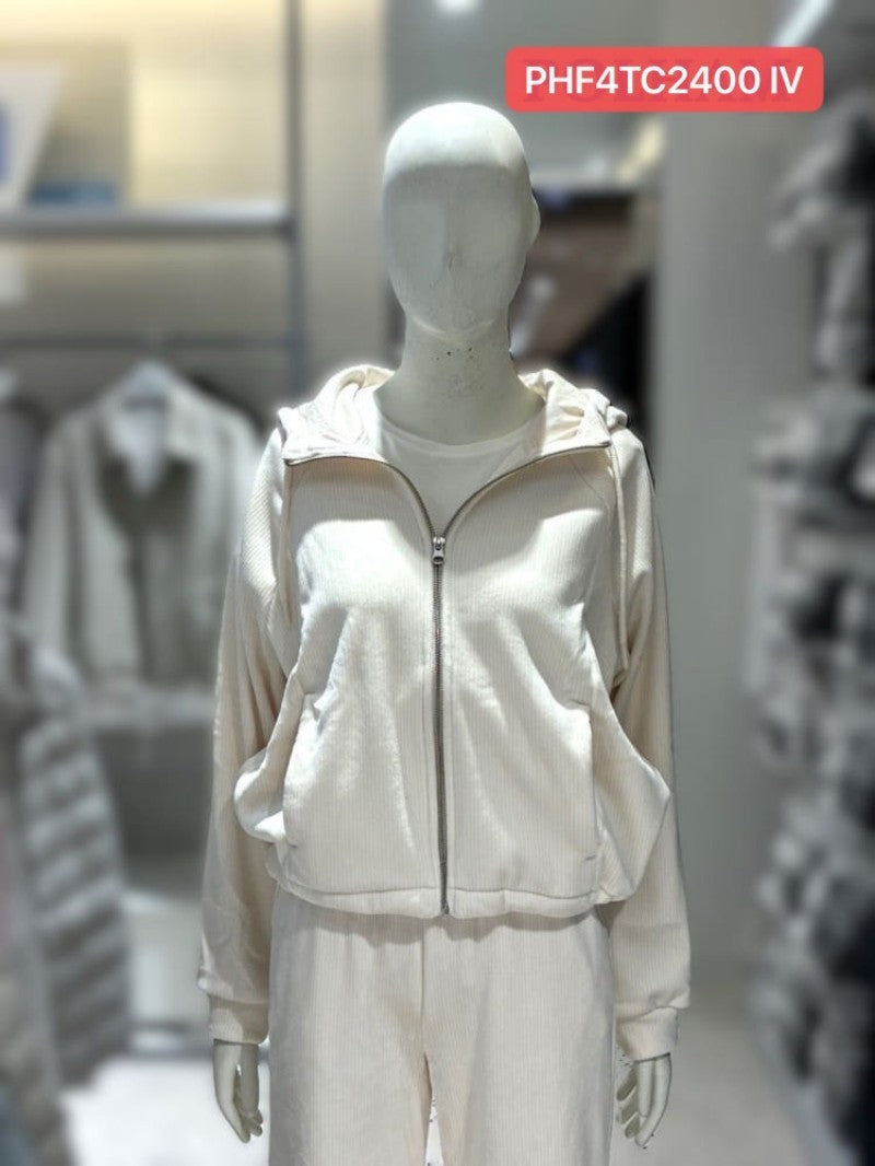 女款【WE ARE】韓國POLHAM燈芯絨連帽大學T衛衣PHF4TC2400