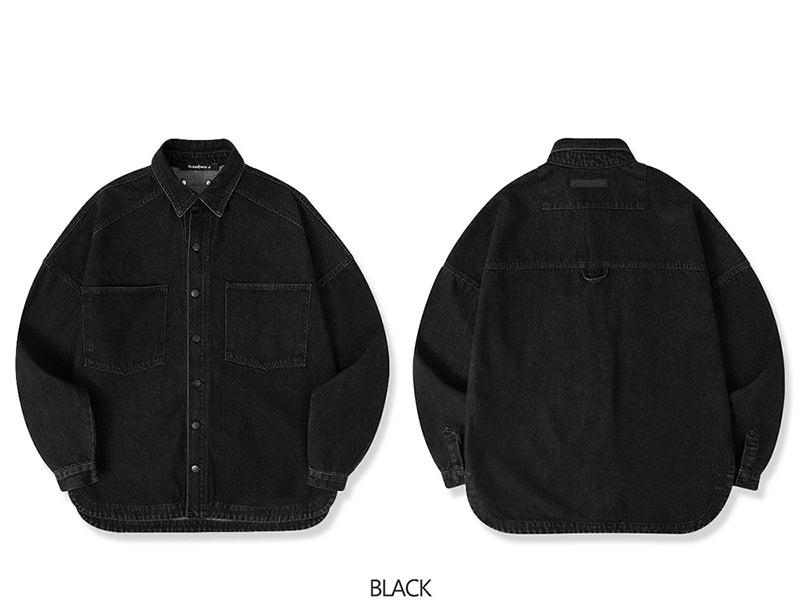 【WE ARE】韓國AVANDRESS牛仔長袖襯衫AV43SH05