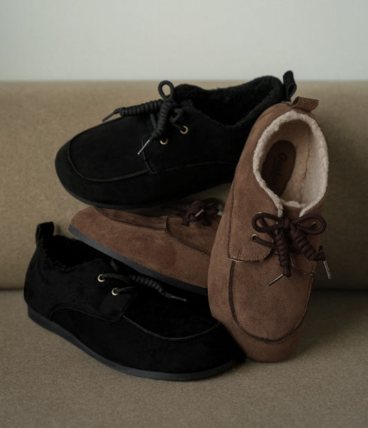 【WE ARE】韓國CHAAKAN 羊羔毛樂福鞋WTSDR4F868