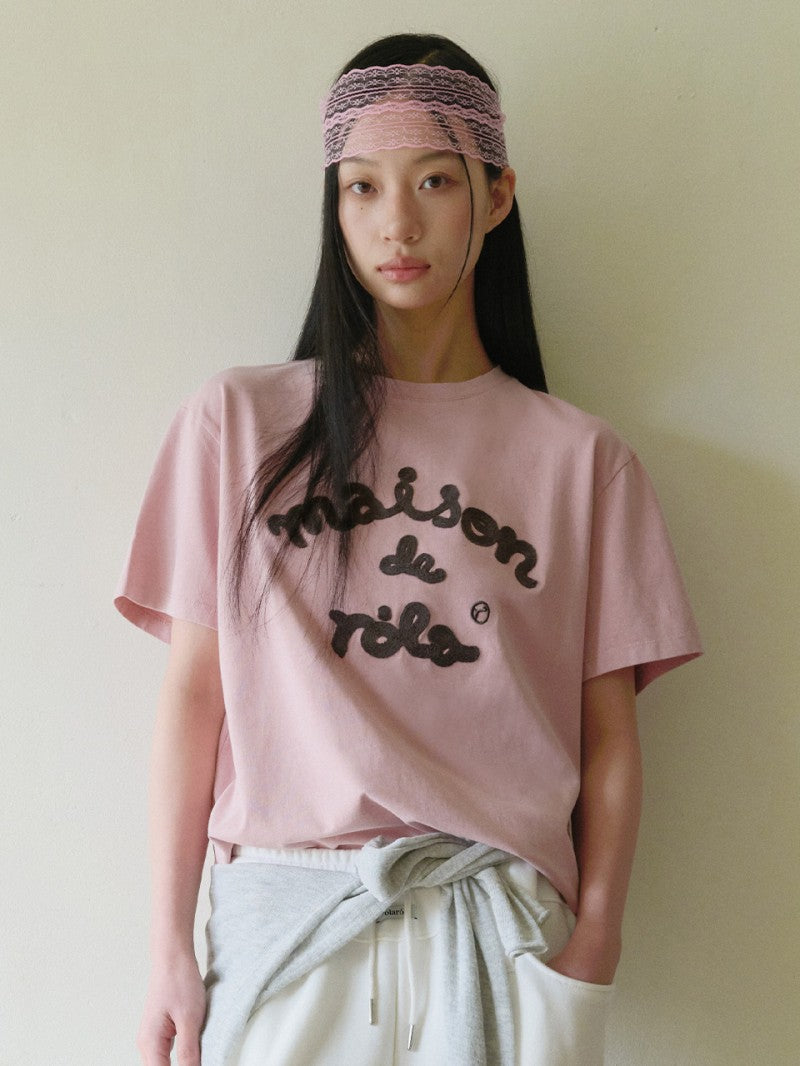 【WE ARE】韓國Rolarola休閒短袖T恤RMP3DJTS26308M