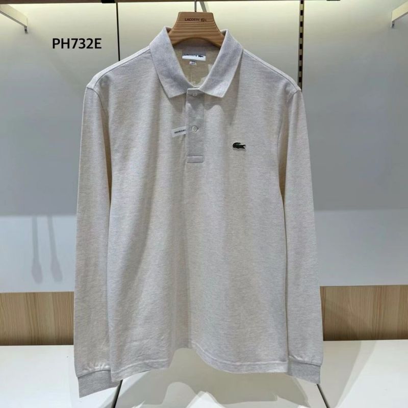 【WE ARE】韓國LACOSTE 男款POLO衫長袖T恤PH732E54N