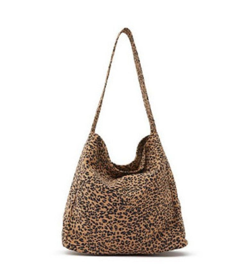 【WE ARE】韓國LAP休閒豹紋單肩包AR7XA811