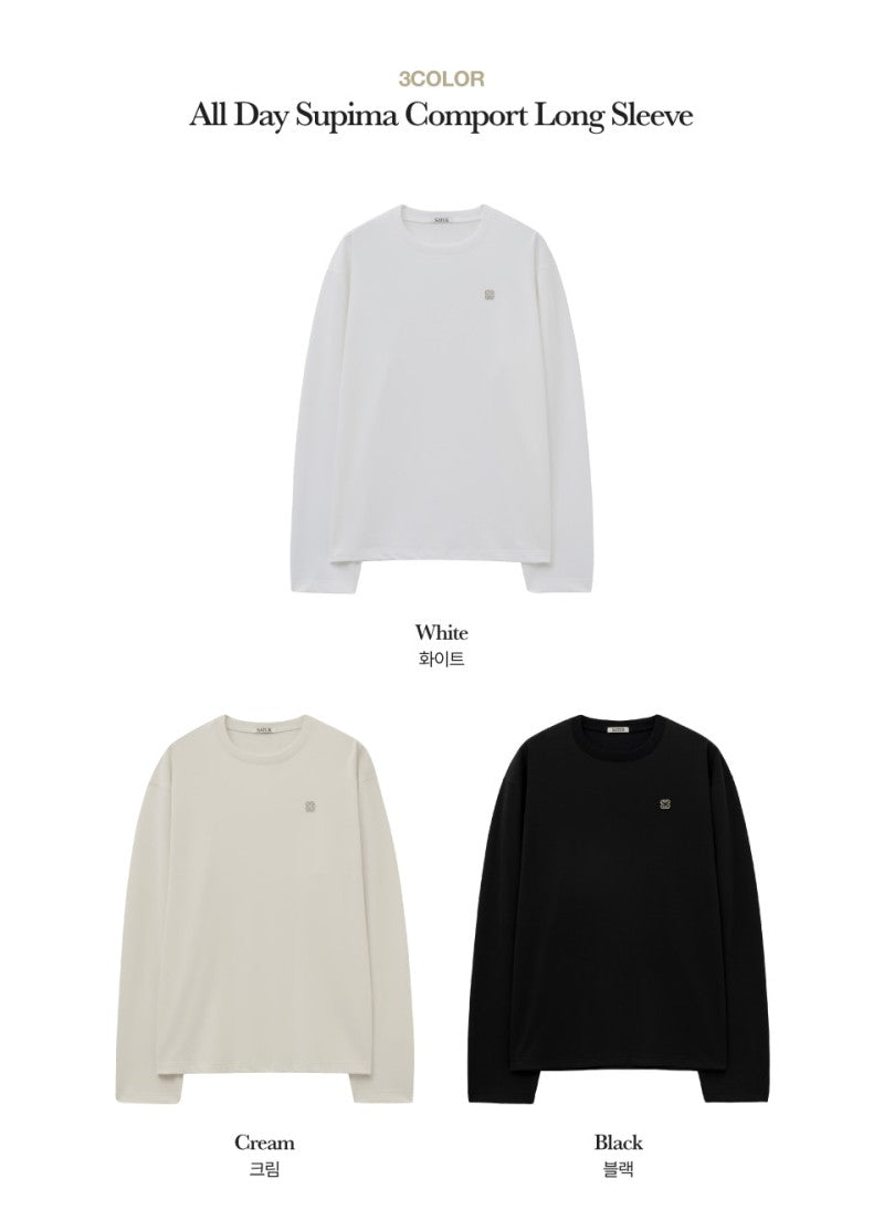 【WE ARE】韓國Satur休閒長袖T恤SA253ULS01