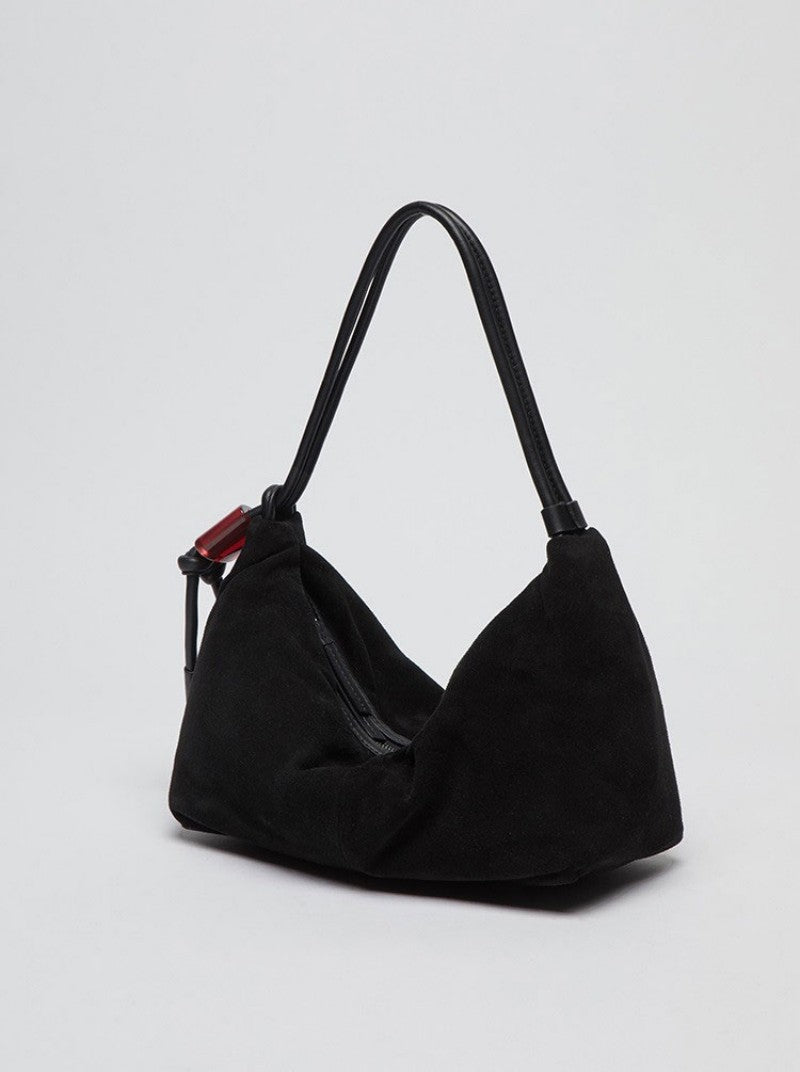 【WE ARE】韓國Archivepke Ridge shoulder bag絨面單肩包OVBAX26004