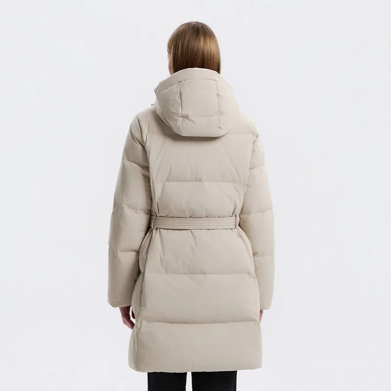 NG折扣款【WE ARE】韓國國家地理中長款連帽羽絨服外套N254WDW090