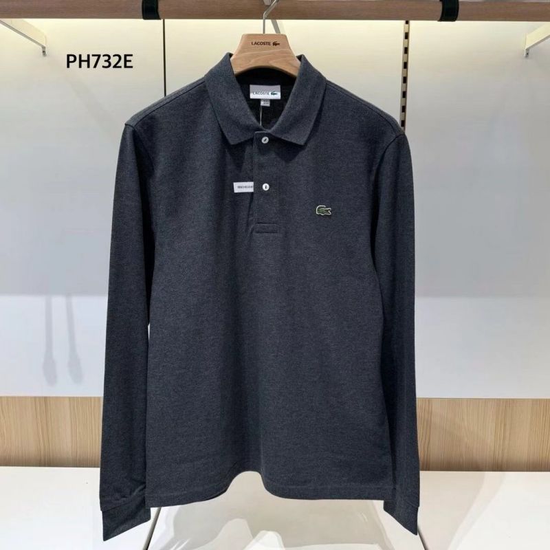 【WE ARE】韓國LACOSTE 男款POLO衫長袖T恤PH732E54N