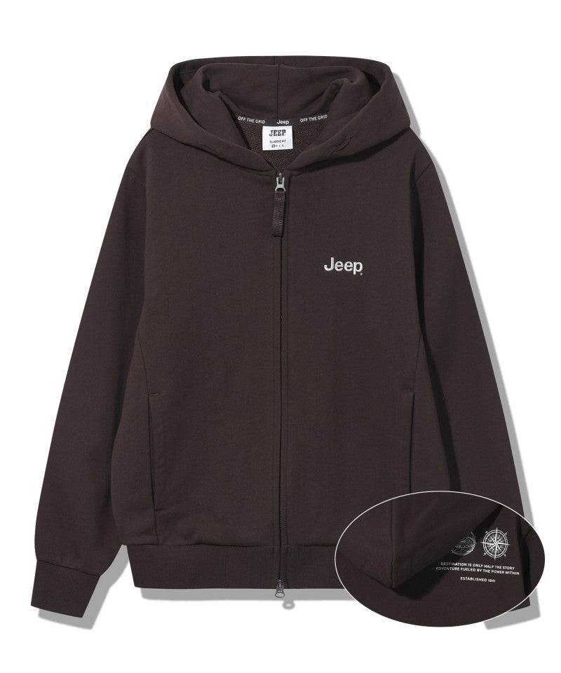 男女同款【WE ARE】韓國JEEP連帽拉鏈外套JQ3TZU001