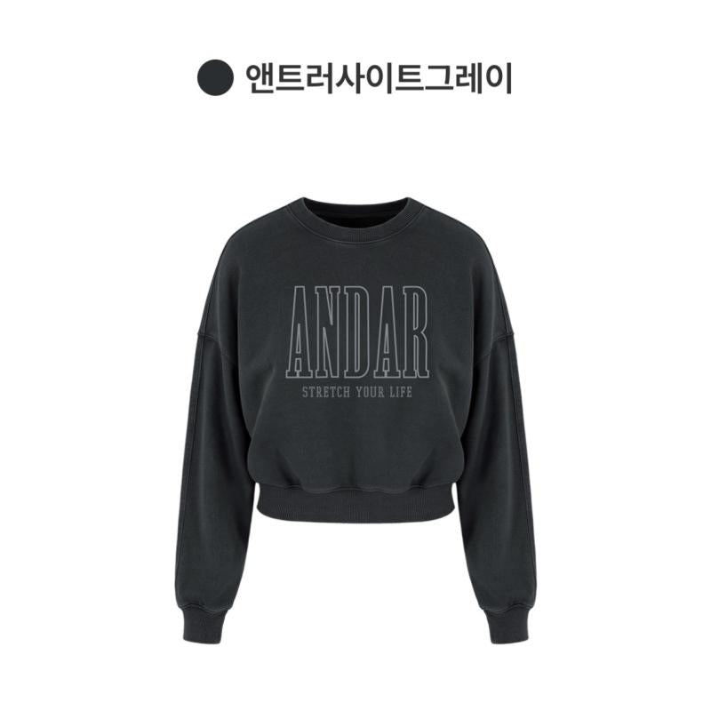 【WE ARE】韓國Andar短版大學T衛衣ANADR11943