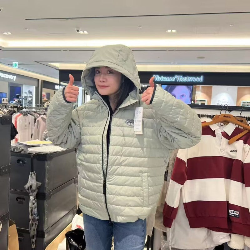 【WE ARE】韓國JEEP 輕羽絨連帽外套 JQ5JPU421