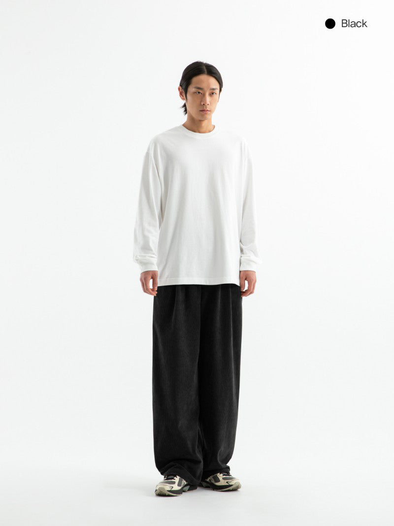 【WE ARE】韓國BRENSON 男款燈心絨休閒褲coowpt