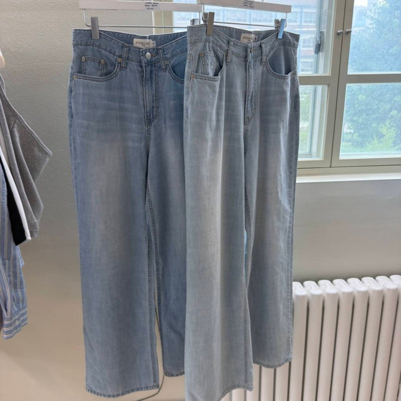 【WE ARE】韓國STUDIO SALT休閒牛仔褲SUMMERDENIM