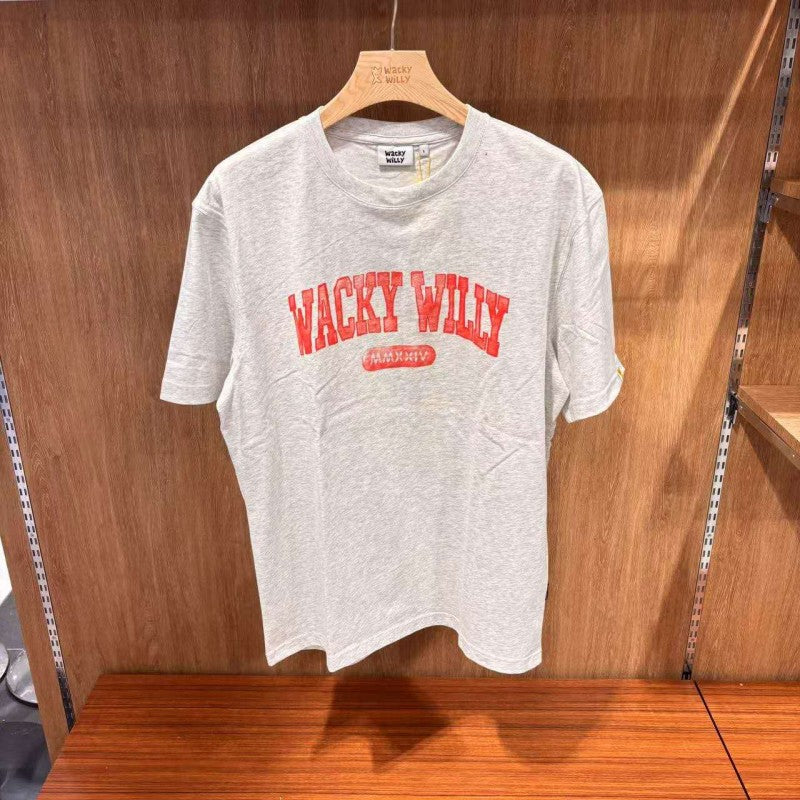 【WE ARE】韓國wacky Willy 刷舊LOGO短袖T恤WA2502ST19