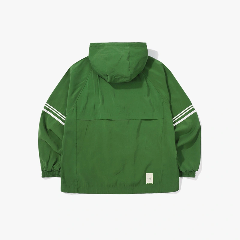 Park Min Young's same style [WE ARE] Korean Diadora rayon hooded jacket D4123TWT34