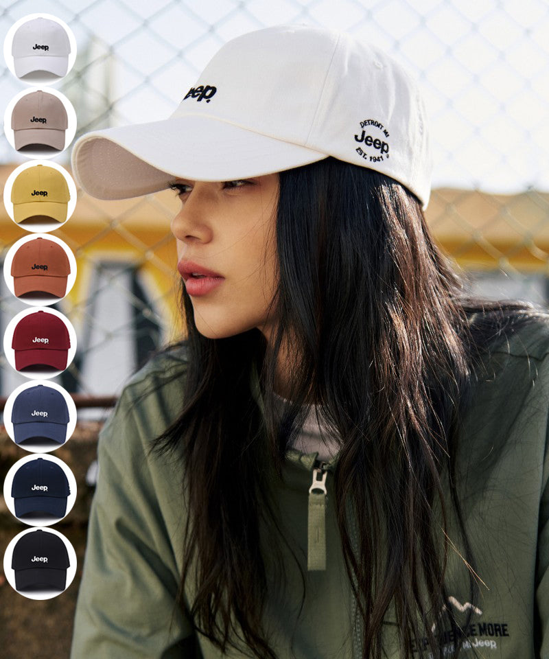 【WE ARE】韓國JEEP 刺繡LOGO老帽JQ0GCU092