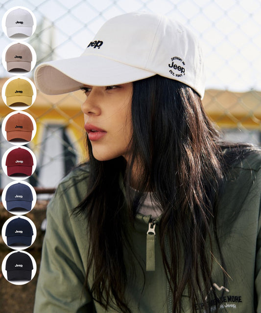 【WE ARE】韓國JEEP 刺繡LOGO老帽JQ0GCU092